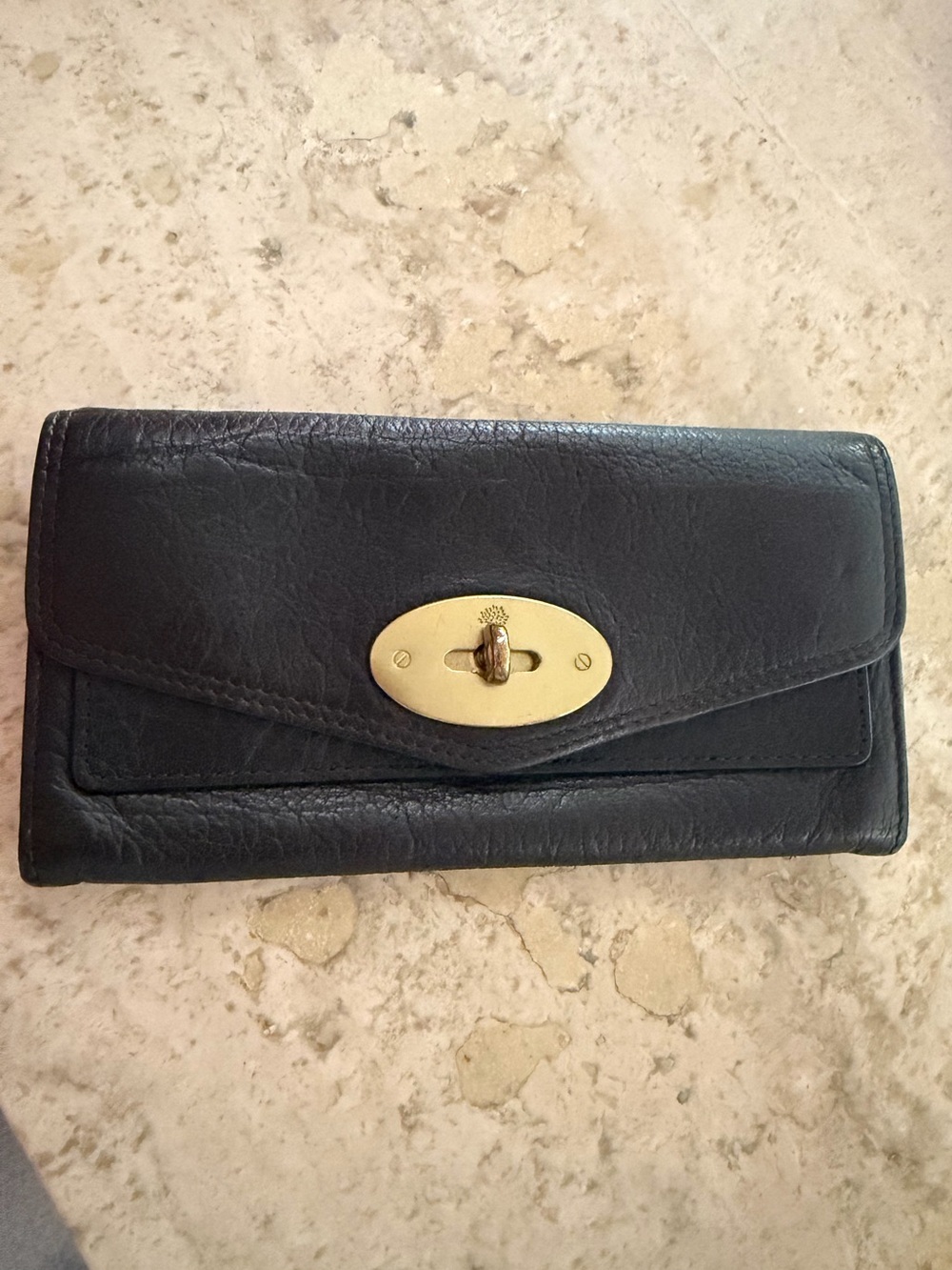 Mulberry’s Brown Leather Turn-Lock Wallet